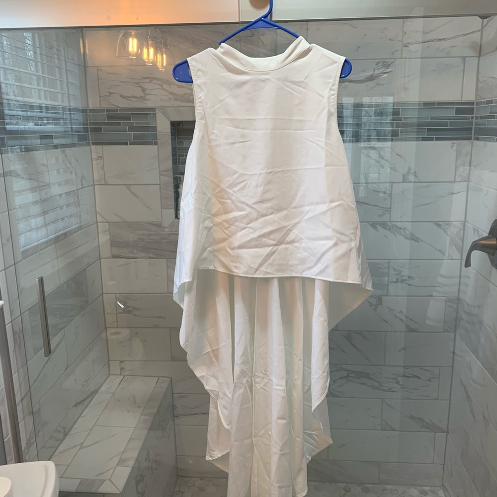 Dressy white shirt from Bloomingdales